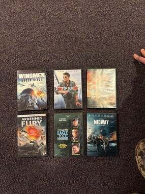 Lot of 6 War & Military Action DVDs